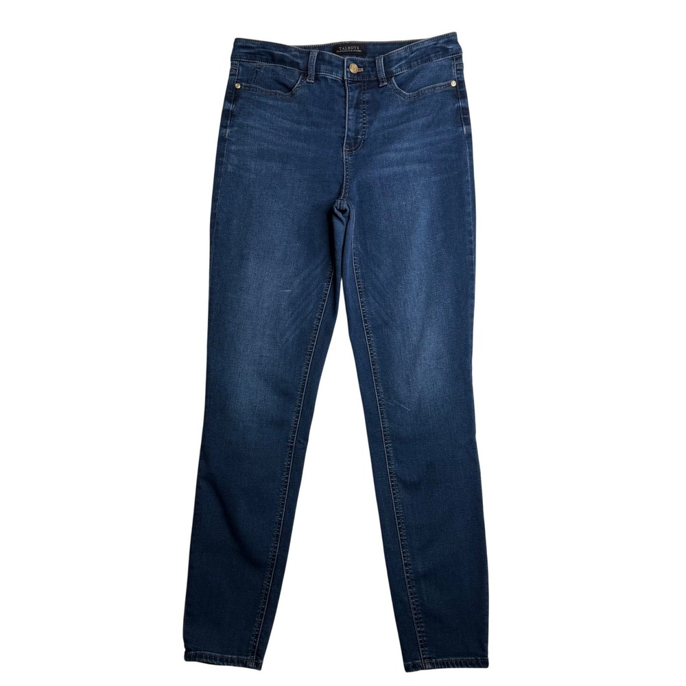 Talbots Flawless Five-Pocket Jegging Dark Wash Denim Womens 8L